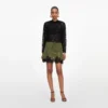 Green Crystal Chainmail Mini Skirt