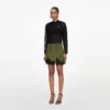 Green Crystal Chainmail Mini Skirt