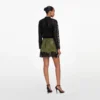 Green Crystal Chainmail Mini Skirt