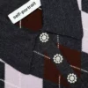 Grey Argyle Lightweight Jumper