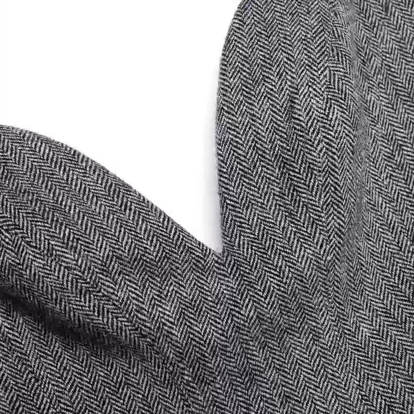 Grey Bandeau Herringbone Mini Dress Grey Bandeau Herringbone Mini Dress