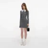 Grey Knit Mini Dress