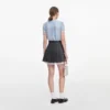 Blue Viscose Lace Top