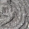 Grey Rhinestone Mesh Midi Dress