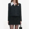 Grey Wool Collared Jacket