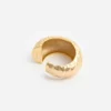 Hammered Gold Cuff