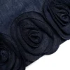 Indigo Denim 3D Flower Mini Dress Indigo Denim 3D Flower Mini Dress