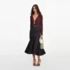 Brown Viscose Knit Bodysuit Brown Viscose Knit Bodysuit