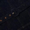Indigo Denim Flared Midi Dress
