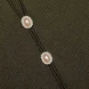 Khaki Pointelle Knit Midi Dress Khaki Pointelle Knit Midi Dress