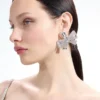 Large Crystal Bow Earrings