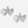 Large Crystal Bow Earrings