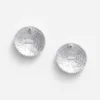 Large Round Crystal Earrings