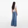 Light Blue Rhinestone Stripe Denim Jeans