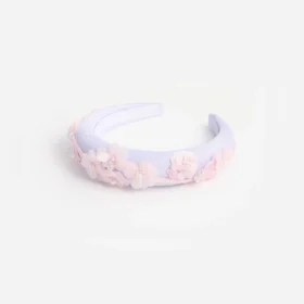 Lilac Flower Sequin Headband