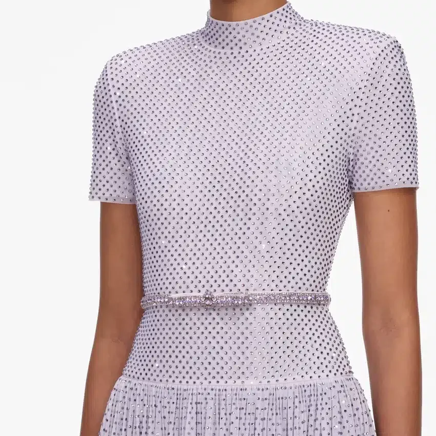 Lilac Rhinestone Midi Dress Lilac Rhinestone Midi Dress