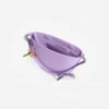 Lilac Satin Bucket Bag