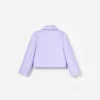 Lilac Taffeta Sequin Embellished Jacket