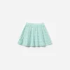 Mint Heart Knit Skirt