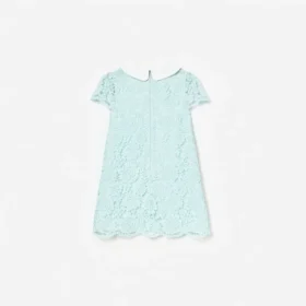 Mint Lace Collared Dress