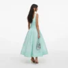 Mint Ramie Midi Dress