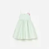 Mint Taffeta 3D Flower Dress Mint Taffeta 3D Flower Dress