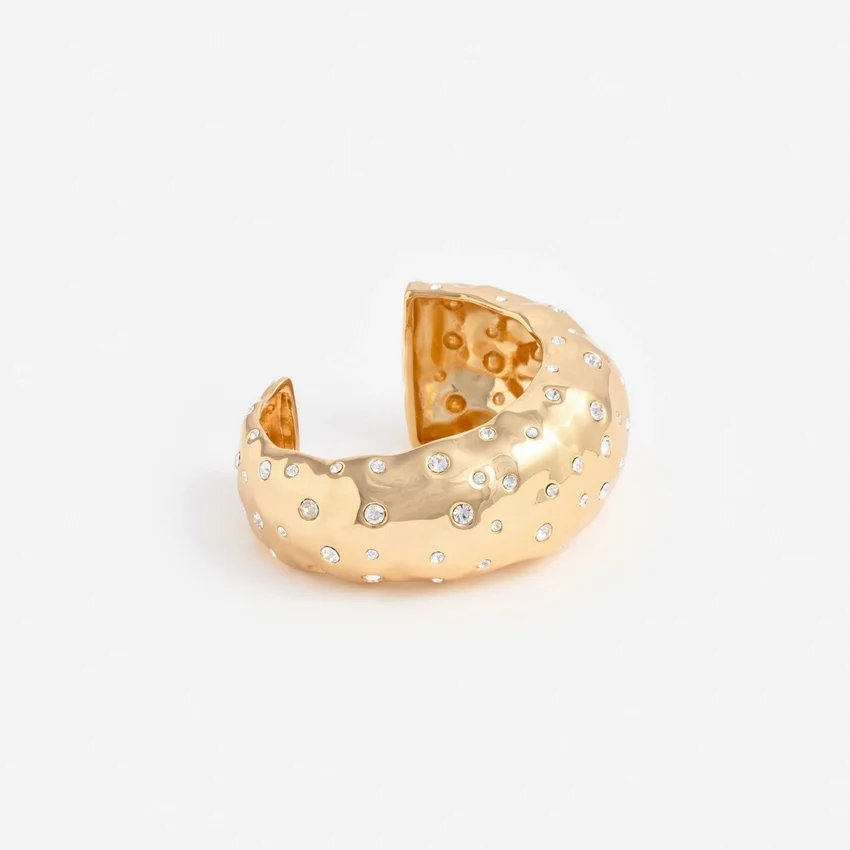 Mottled Gold Crystal Bangle Mottled Gold Crystal Bangle