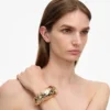 Mottled Gold Crystal Bangle Mottled Gold Crystal Bangle