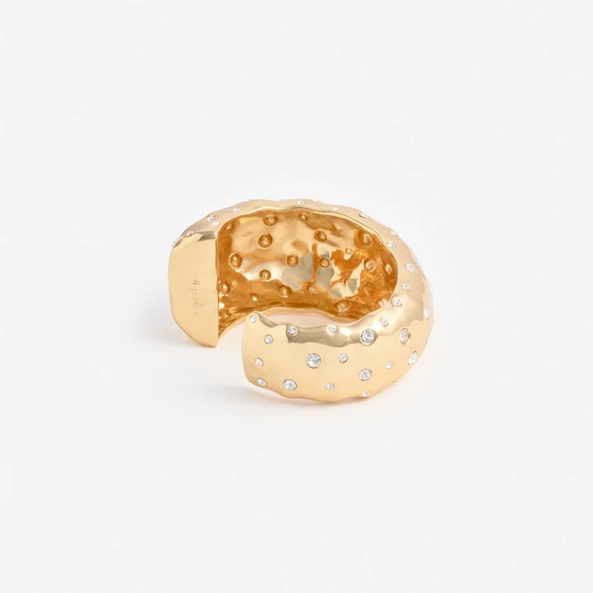 Mottled Gold Crystal Bangle Mottled Gold Crystal Bangle