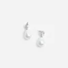 Mottled Pearl Earrings