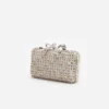 Multi Crystal Clutch Bag