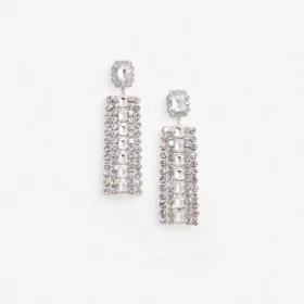 Multi Crystal Droplet Earrings