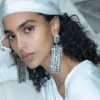 Multi Crystal Droplet Earrings