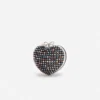 Multi Crystal Heart Clutch