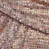 Multi Rhinestone Fishnet Mini Skirt