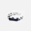 Navy Check Boucle Headband Navy Check Boucle Headband
