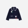 Navy Crochet Knitted Cardigan Navy Crochet Knitted Cardigan