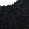 Navy Metallic Boucle Midi Dress