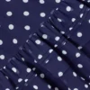 Navy Polka Dot Georgette Dress Navy Polka Dot Georgette Dress