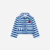 Navy Stripe Cherry Motif Jacket Navy Stripe Cherry Motif Jacket