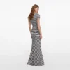 Navy Stripe Jersey Maxi Dress Navy Stripe Jersey Maxi Dress