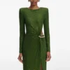 Olive Rhinestone Embellished Maxi Dress Olive Rhinestone Embellished Maxi Dress