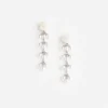Pearl Cluster Dangle Earring