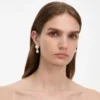 Pearl Cluster Droplet Earring