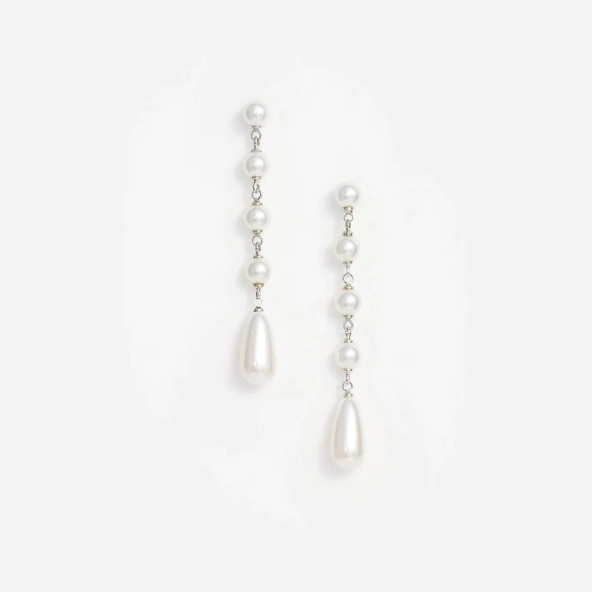 Pearl Droplet Earrings Pearl Droplet Earrings