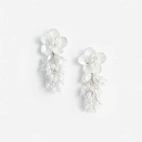 Pearl Flower Beaded Cluster Earring