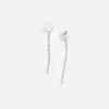 Pearl Flower Crystal Droplet Earring Pearl Flower Crystal Droplet Earring