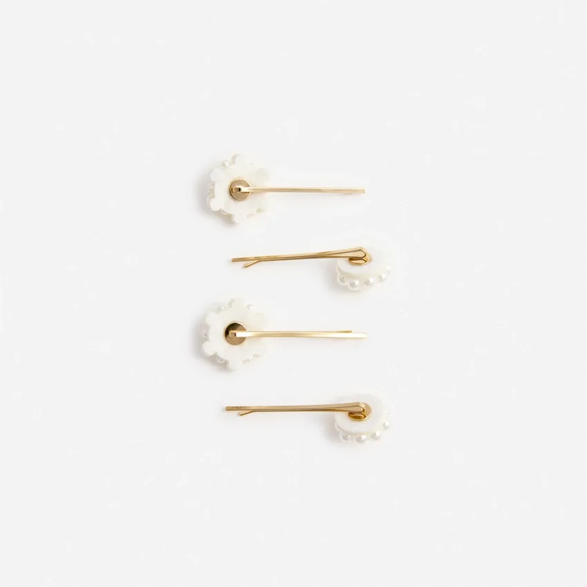 Pearl Flower Hairclips Pearl Flower Hairclips