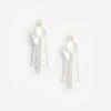 Pearl Petal Dangle Earrings Pearl Petal Dangle Earrings