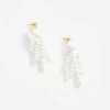 Pearl Petal Dangle Earrings Pearl Petal Dangle Earrings